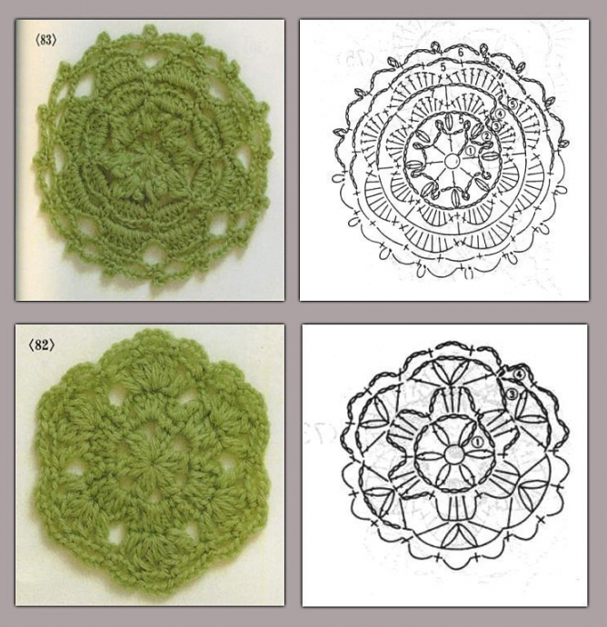 Схемы для вязания крючком