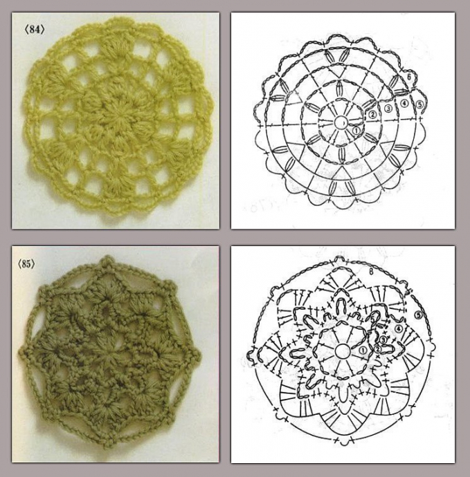 Схемы для вязания крючком